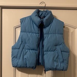 Women’s Blue Puffer Vest